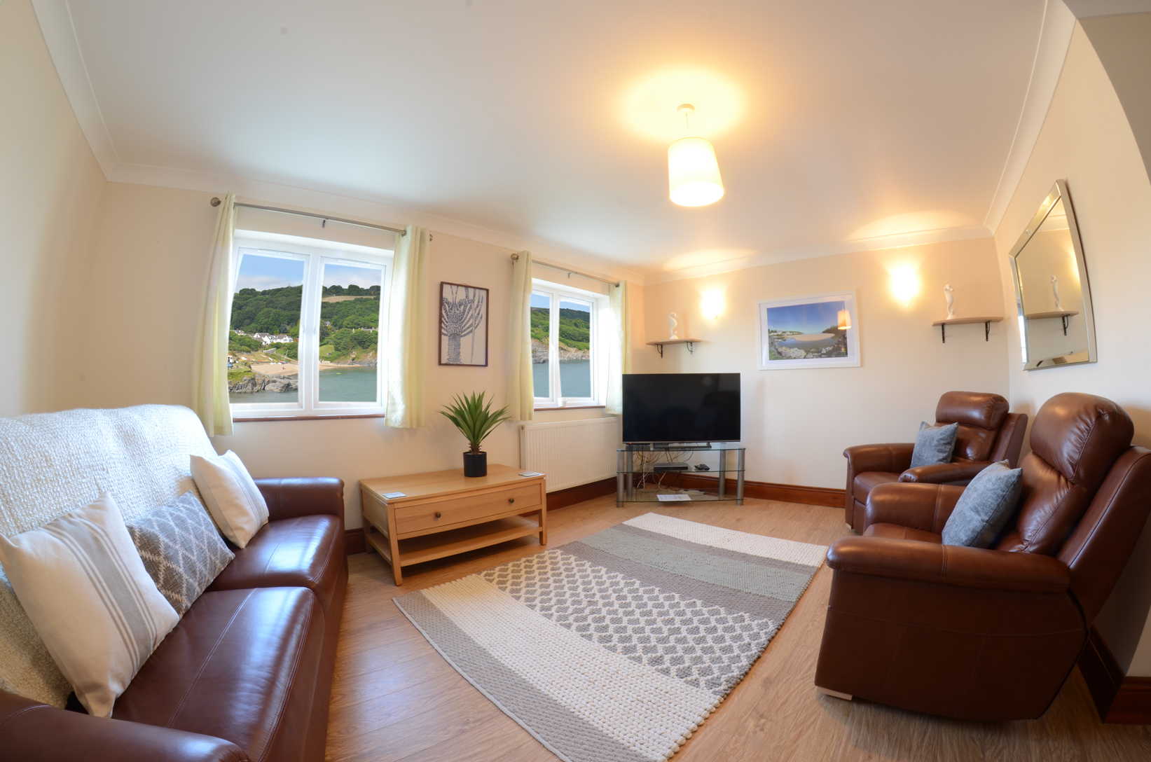 Glanmordy No 3 lounge 2 - Aberporth Holiday Cottages